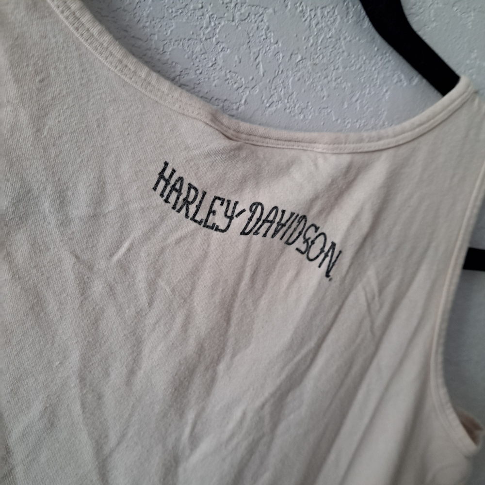 Harley-Davidson Graphic Cream Tank Top - Picture 6 of 6